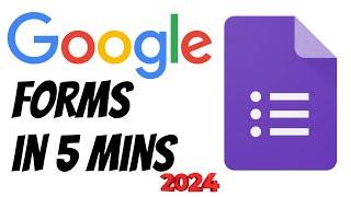 How To Create Google Form  Google Forms Tutorial 2024