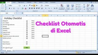 Cara Membuat Daftar Checklist Otomatis di Excel