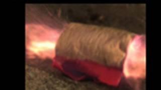 Awesome fire cracker Explosion @ 10000 FPS UltraSlo