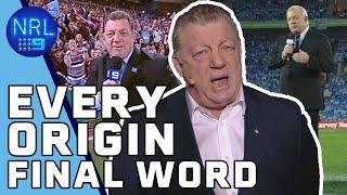 Every Gus Gould Final Word from State of Origin history  NRL on Nine