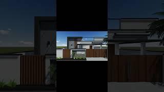 2BHK SINGLE FLOOR HOUSE ELEVATION DESIGN #elevation #3d  #home #shorts #exterior