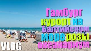 VLOG. Балтийское море. 15 часа от Гамбурга Курорт Timmendorfer Strand. Океанариум.