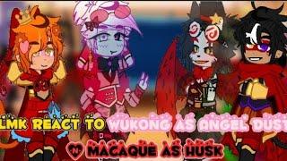LMK react to Wukong as Angel Dust and Macaque as Husk. My AuGC