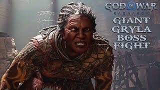 Giant Gryla Boss Fight - God of War Ragnarok 4K UHD