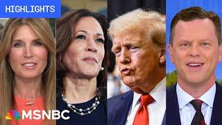 Countdown to the 2024 election Day 83  MSNBC Highlights