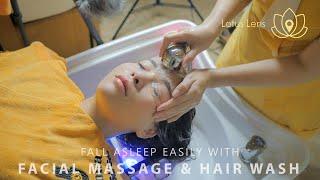 Falling Asleep Fastly with ASMR Scalp & Facial Massage Hair Wash at Hamsa Co Ba Sai Gon Spa