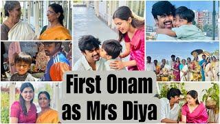 Happy Onam  Onam as a Wifey  Diya Krishna