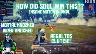 SouL Regaltos unbelievable Clutch  How did SouL win this?? Best Match PMPL  FNC•Franky WIPE vs TT