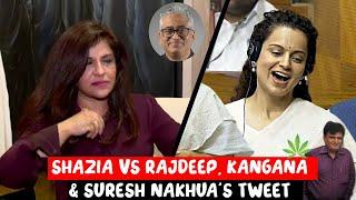 Shazia Vs RajeepOld Tweet of Dhruv Rathees uncle Ji  & Kangana 700 Paar