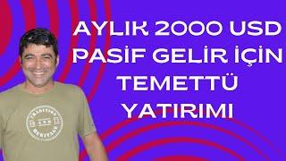 AYLIK 2000 USD PASİF GELİR İÇİN TEMETTÜ YATIRIMI