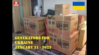 Taking Generators and Aid to UKRAINE - 21.01.2023   