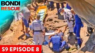 Paramedics Rush to Rope Climbing Disaster  Bondi Rescue Season 9 Episode 8 OFFICIAL UPLOAD