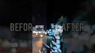 Bokeh Shoot  Neon Street Night Light Bokeh  Lightroom Preset #shorts