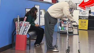 Bad Grandpa Farts in Peoples Faces At Walmart Unleash The Farts