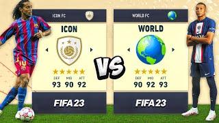 ICON vs. WORLD... in FIFA 23 ⭐️