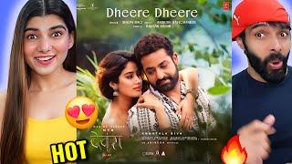 Dheere Dheere  Devara Second Single  NTR  Janhvi Kapoor  Anirudh  Shilpa Rao  Reaction