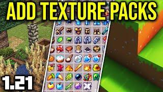 How To Install Texture Packs for Minecraft 1.21 Java PC Edition