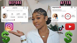 BECOME A FULL TIME INFLUENCER GROW YOUR INSTAGRAM & GET PAID FAST