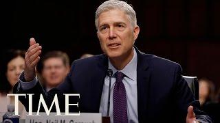Neil Gorsuch Discusses Roe v. Wade During Confirmation Hearing  TIME