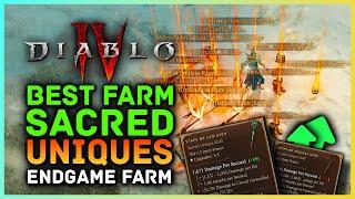 Diablo 4 - Best Unique Legendary & Sacred Farm New Endgame Loot Cave Dungeon Fast & Repeatable