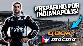 MY FIRST RACE AT THE INDY OVAL WITH D-BOX TECH  Real-Life Indianapolis Motor Speedway Race Prep
