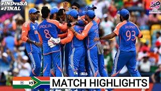 ICC T20 World Cup 2024  India vs South Africa  Full Highlights 2024  IND VS SA 2024 Highlights