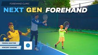 Next Gen Forehand Lesson On Court With Tennis Doctor