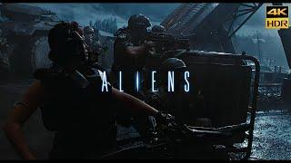 Aliens 1986 Marine Landing  Scene Movie Clip - 4K UHD HDR New Version