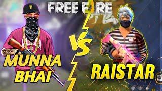 RAISTAR vs MUNNA BHAI  1VS1  WHO WILL WIN?MUST WATCH #raistar #munnabhai #IndiaFastestPlayers