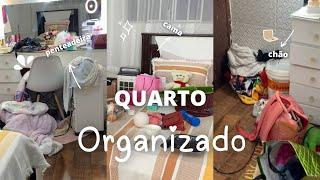 ORGANIZAÇÃO NO MEU QUARTO  limpando e organizando tudo🪣