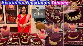 Exclusive & Traditional gold necklace sets from TanishqShantiniketanDhanteras &Durga Puja special