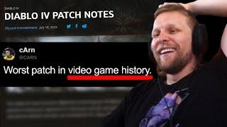 They nerfed too much... - Quin Reacts to Diablo 4 Season 1 Patch Outrage