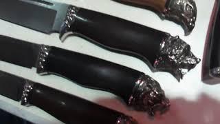 Мозаичный дамаск Компания Дамасский Клинок Ножи сталь ELMAXКупить нож из дамасской стали