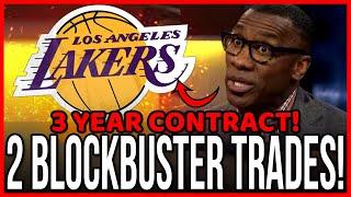 NBA BOMB LAKERS MAKING 2 BLOCKBUSTER TRADES TODAY’S LAKERS NEWS