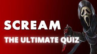 Ultimate Scream Quiz  How well do you remember this classic 90s horror movie?