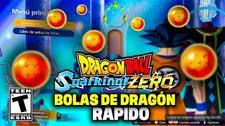 ¡Como conseguir las Bolas de Dragon MUY RÁPIDO - Dragon Ball Sparking Zero