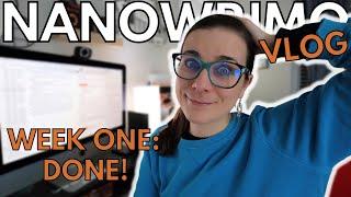 NaNoWriMo Vlog  Days 6-8 - Week 1 is DONE • Meredith E. Phillips