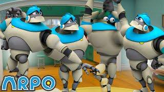 Arpo Cant Stop DANCING  ARPO  Educational Kids Videos  Moonbug Kids