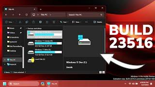 New Windows 11 Build 23516 – New Details Pane Changes New Settings Improvements and Fixes Dev