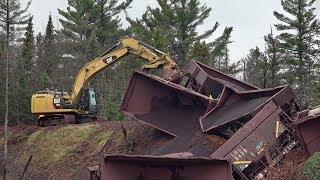 TRRS 514 LS&I Ore Train Derailment Cleanup - 02 Nov 2017