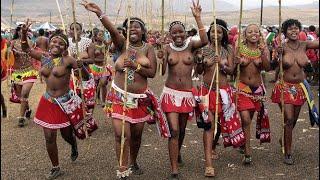 South Africa Traditional Topless Tribe Dance