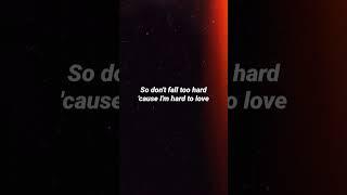 Blackpink Rose - Hard To Love Short Lyrics #blackpink #shortvideo