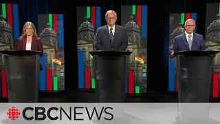 The New Brunswick elections first debate Watch the party leaders square off