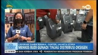 INDONESIA BERNAFAS KEMBALI - MENKES TINJAU DISTRIBUSI OXYGEN LIVE REPORT