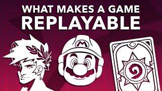 What Makes A Game Replayable?