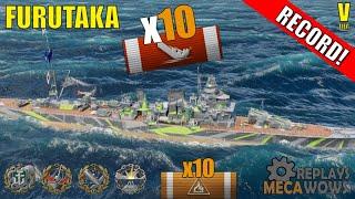 Furutaka 10 Kills & 106k Damage  World of Warships Gameplay
