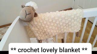 How to crochet sheep lovely blanket