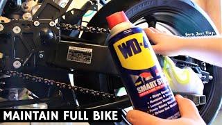 Maintain Your Full MotorcycleBike With WD-40 Spray  16 AMAZING Use of WD-40  Easy Life Hack