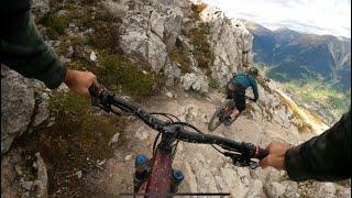 Mountain biking Signal Trail in Davos