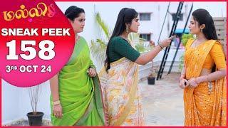 Malli Serial  EP 158 Sneak Peek  3rd Oct 2024  Nikitha  Vijay  Saregama TV Shows Tamil